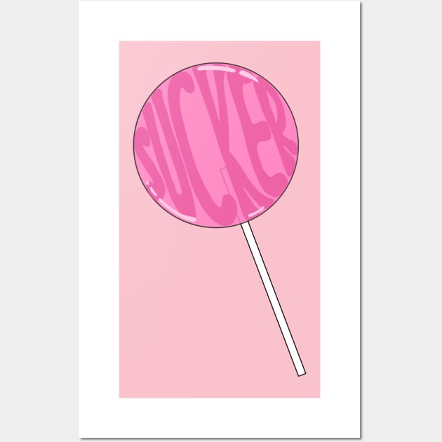 Lollipop Sucker Wall Art by Graphic-Eve